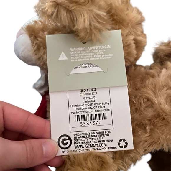 COPY - NWT TikTok Viral Gemmy Screaming, Dancing, Singing Jingle Bells Goat - Picture 6 of 9